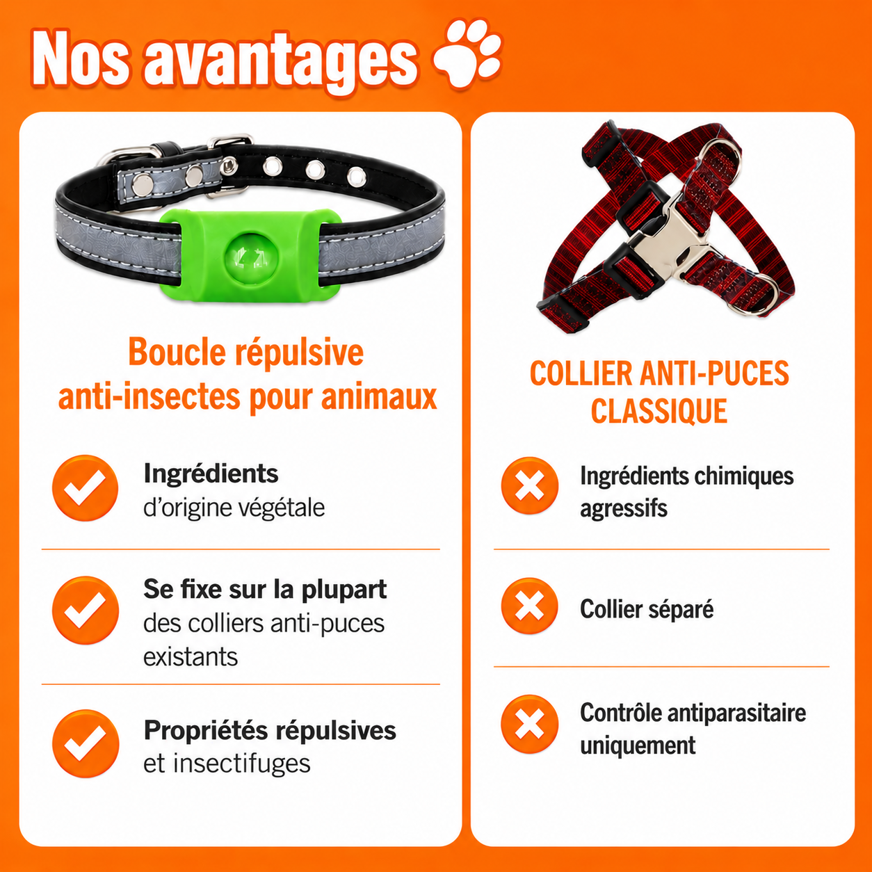 Collier anti puce
